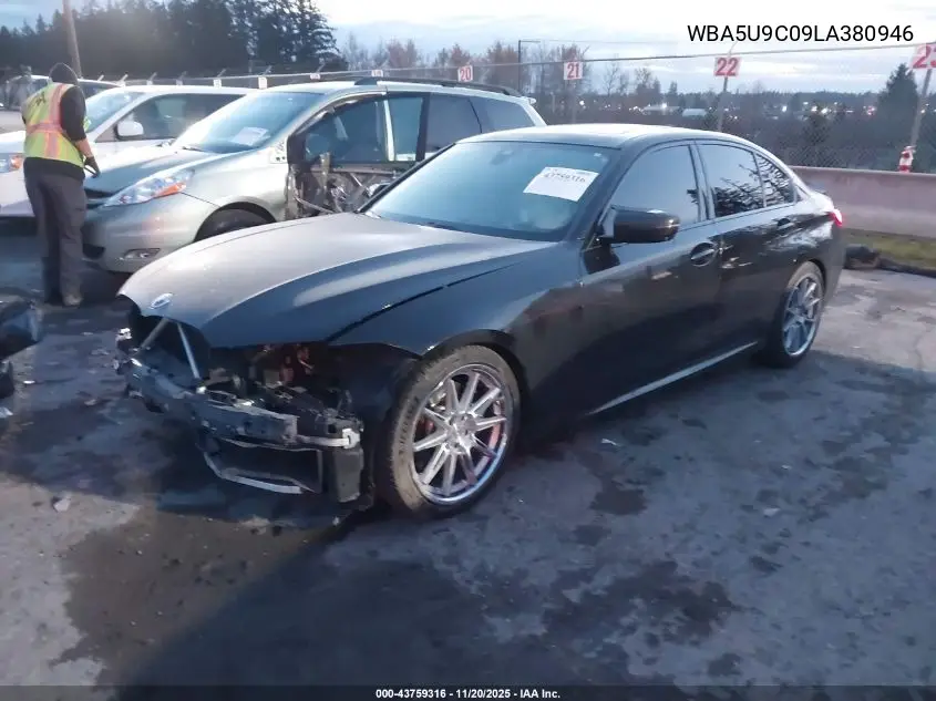WBA5U9C09LA380946 2020 BMW 3 Series M340I xDrive