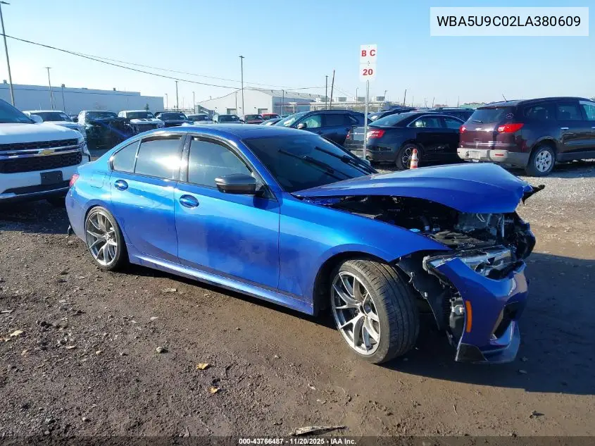 WBA5U9C02LA380609 2020 BMW 3 Series M340I xDrive
