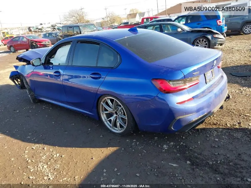 WBA5U9C02LA380609 2020 BMW 3 Series M340I xDrive