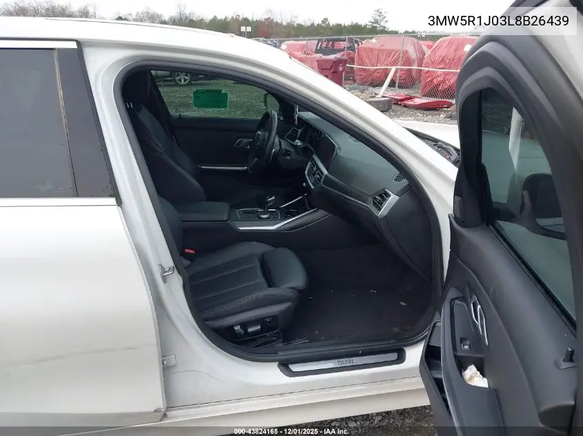 3MW5R1J03L8B26439 2020 BMW 330I