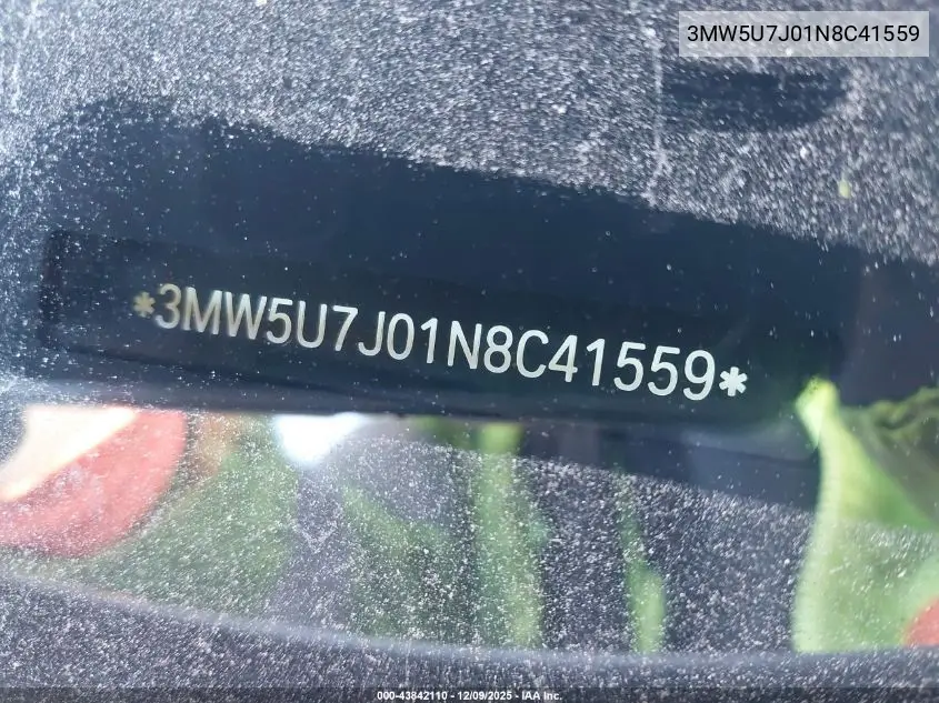 3MW5U7J01N8C41559 2022 BMW 3 Series M340I