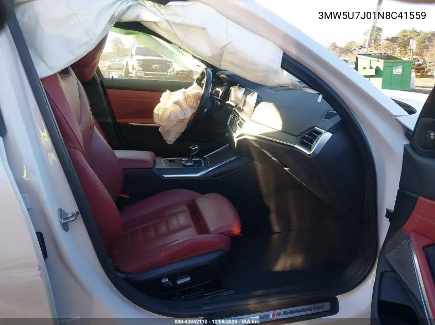 3MW5U7J01N8C41559 2022 BMW 3 Series M340I