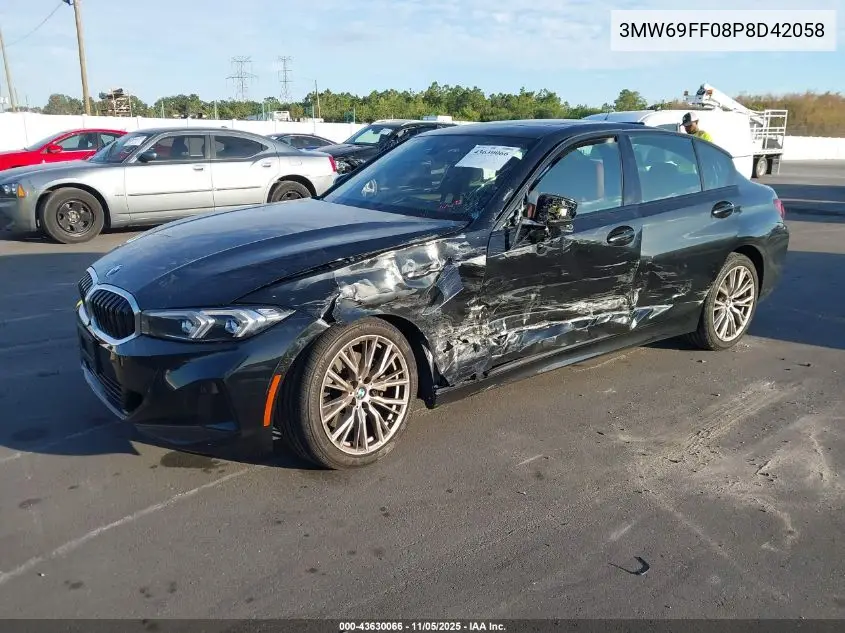 3MW69FF08P8D42058 2023 BMW 330I