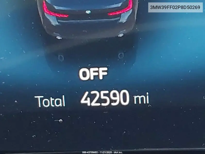 3MW39FF02P8D50269 2023 BMW 3 Series 330E