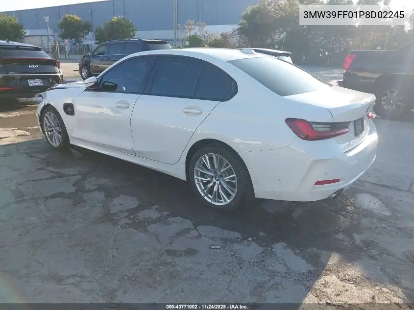 3MW39FF01P8D02245 2023 BMW 3 Series 330E