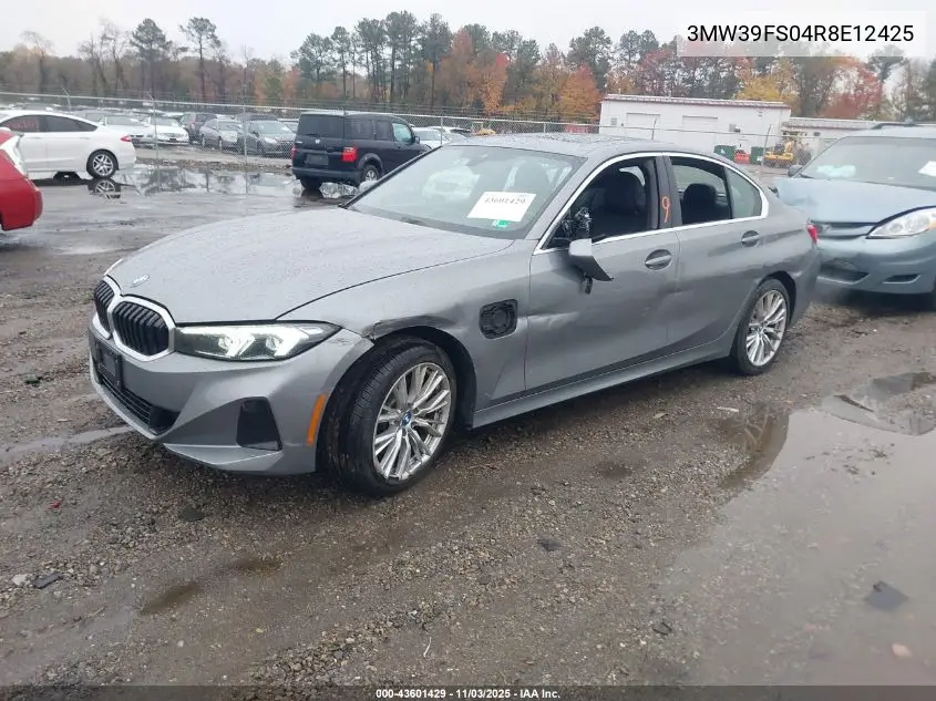 3MW39FS04R8E12425 2024 BMW 330E xDrive