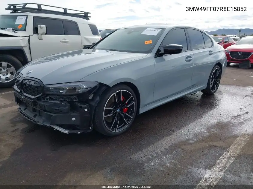 3MW49FF07R8E15852 2024 BMW M340I M340I xDrive