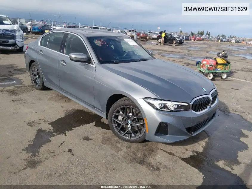 3MW69CW07S8F31629 2025 BMW 330I