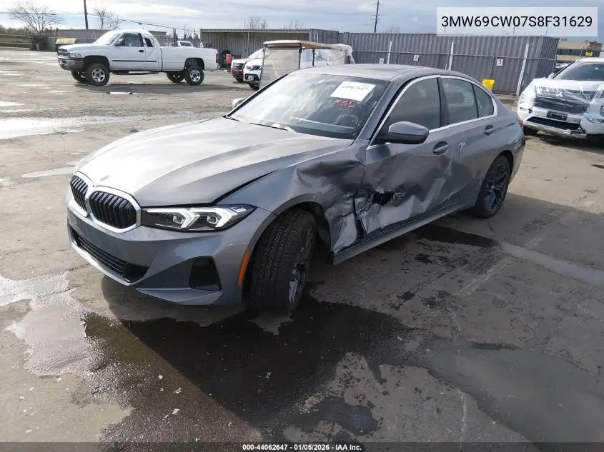 3MW69CW07S8F31629 2025 BMW 330I