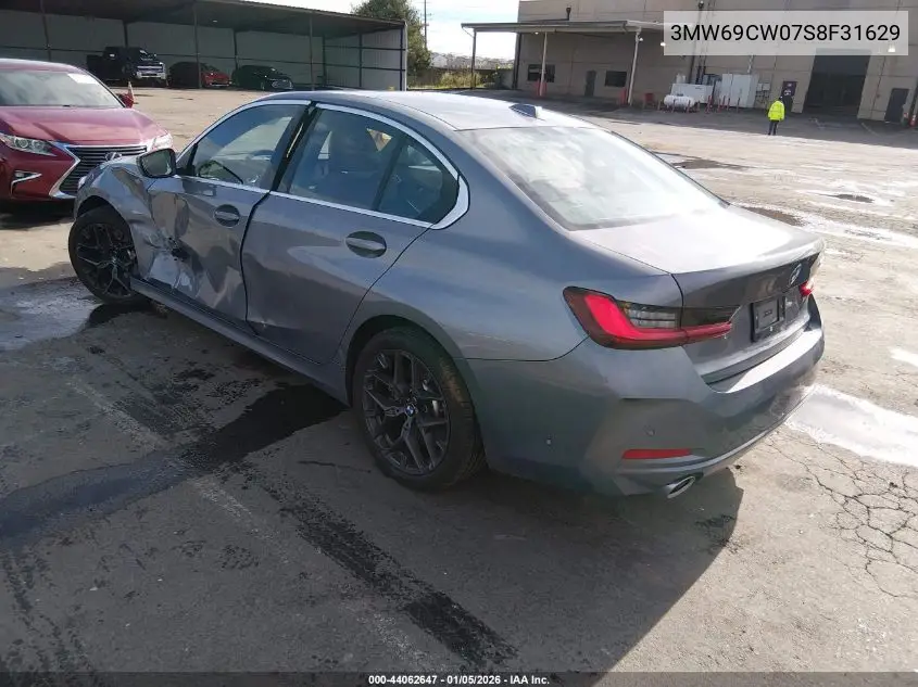 3MW69CW07S8F31629 2025 BMW 330I