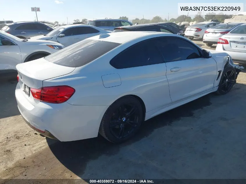 WBA3N7C53EK220949 2014 BMW 428I