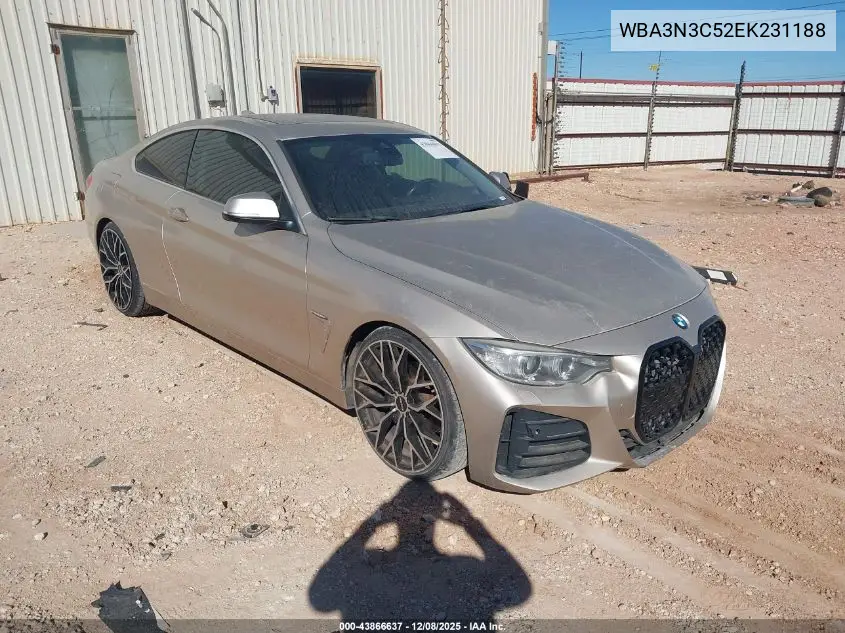 WBA3N3C52EK231188 2014 BMW 428I