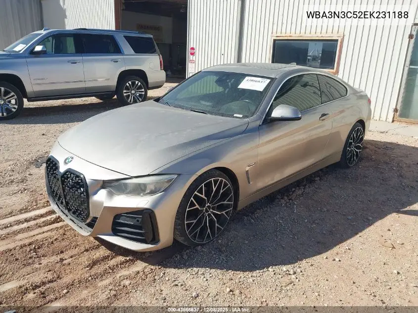 WBA3N3C52EK231188 2014 BMW 428I