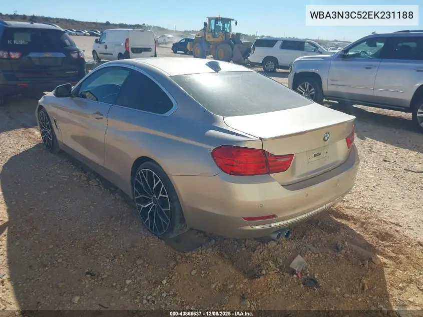 WBA3N3C52EK231188 2014 BMW 428I