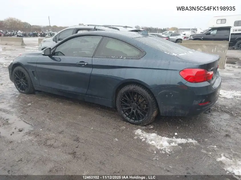 WBA3N5C54FK198935 2015 BMW 428I xDrive