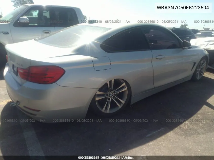 WBA3N7C50FK223504 2015 BMW 428I