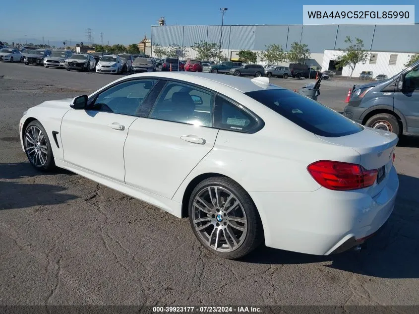 WBA4A9C52FGL85990 2015 BMW 428 Gran Coupe