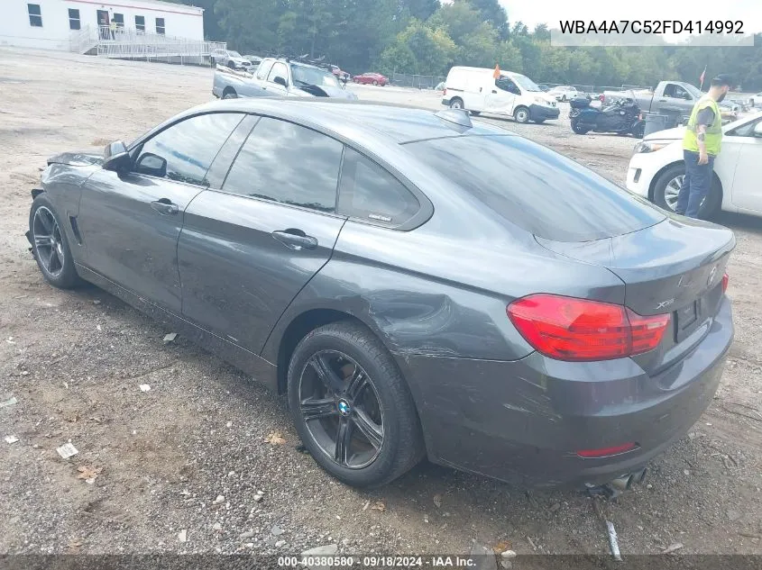 WBA4A7C52FD414992 2015 BMW 428 Gran Coupe xDrive