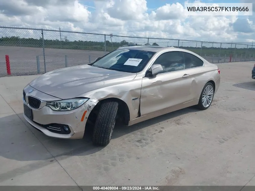 WBA3R5C57FK189666 2015 BMW 435I Xi