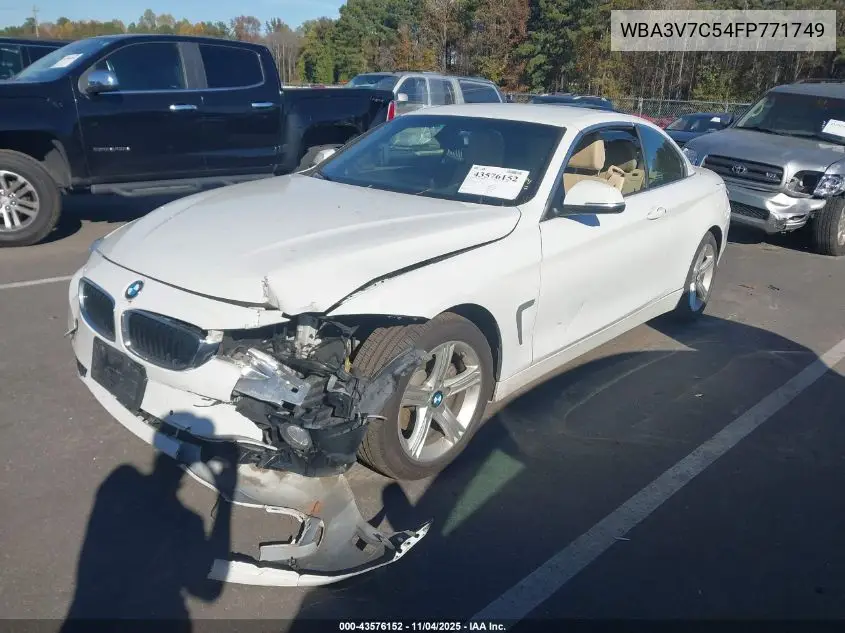 WBA3V7C54FP771749 2015 BMW 428I