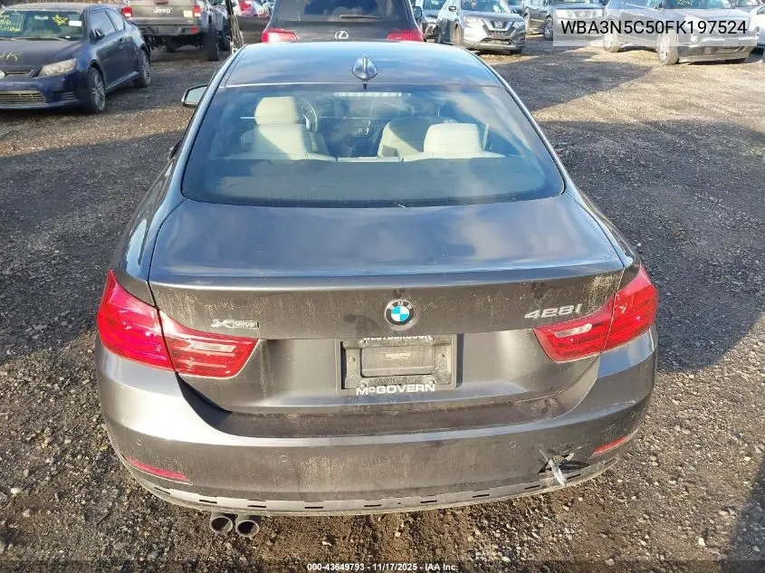 WBA3N5C50FK197524 2015 BMW 428I xDrive