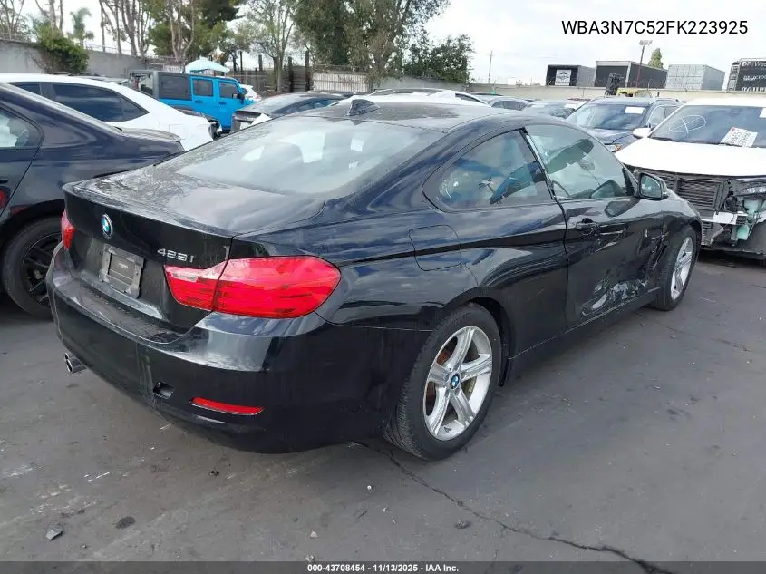 WBA3N7C52FK223925 2015 BMW 428I