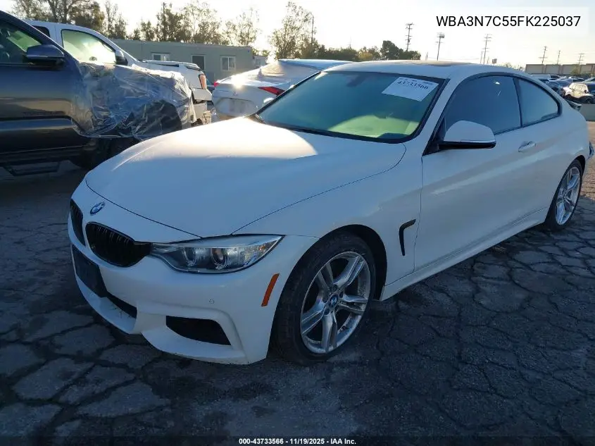 WBA3N7C55FK225037 2015 BMW 428I