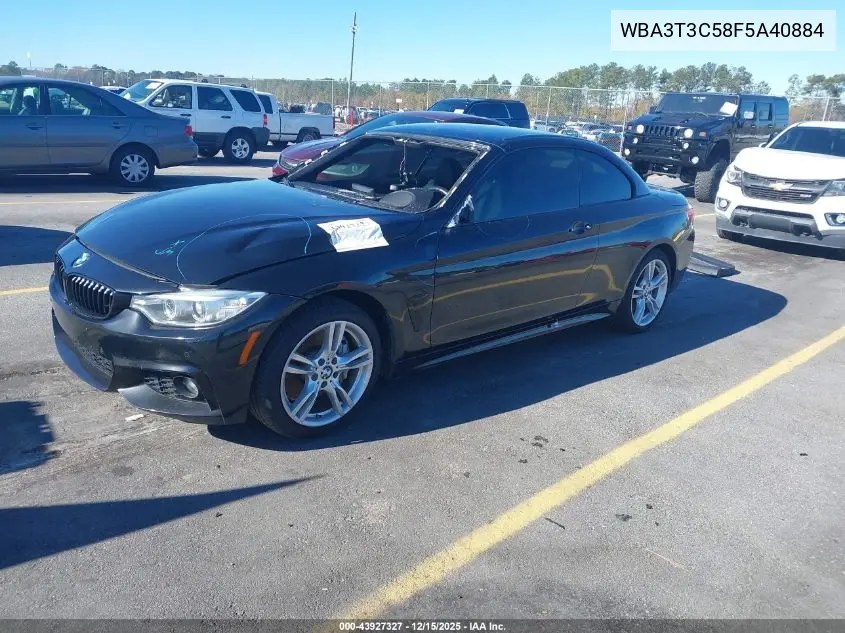 WBA3T3C58F5A40884 2015 BMW 435I