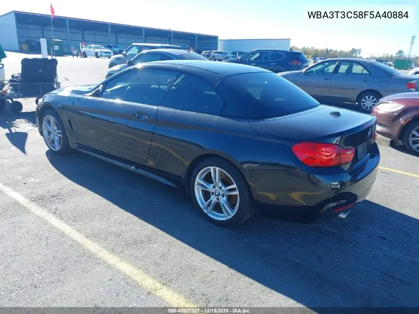 WBA3T3C58F5A40884 2015 BMW 435I