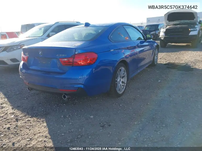 WBA3R5C57GK374642 2016 BMW 435I xDrive