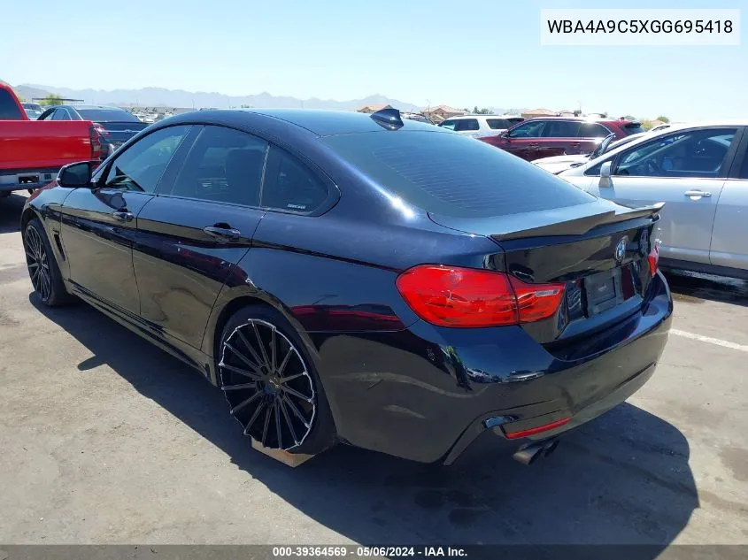 WBA4A9C5XGG695418 2016 BMW 428I Gran Coupe