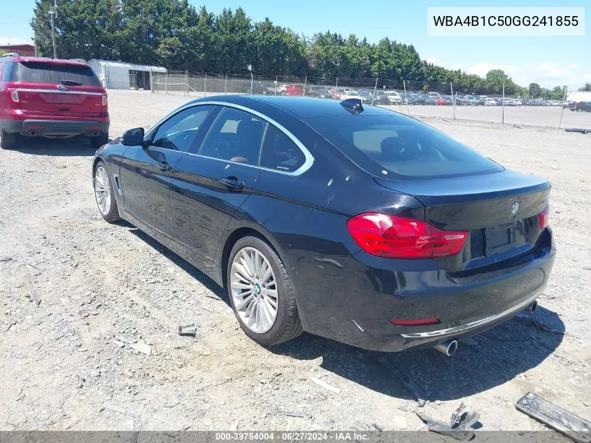 WBA4B1C50GG241855 2016 BMW 435I Gran Coupe