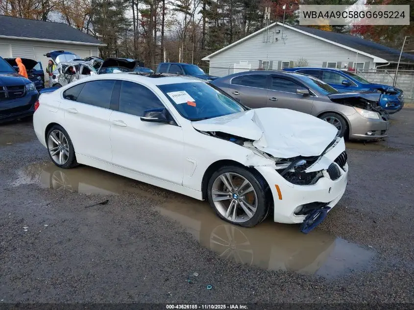 WBA4A9C58GG695224 2016 BMW 428I Gran Coupe
