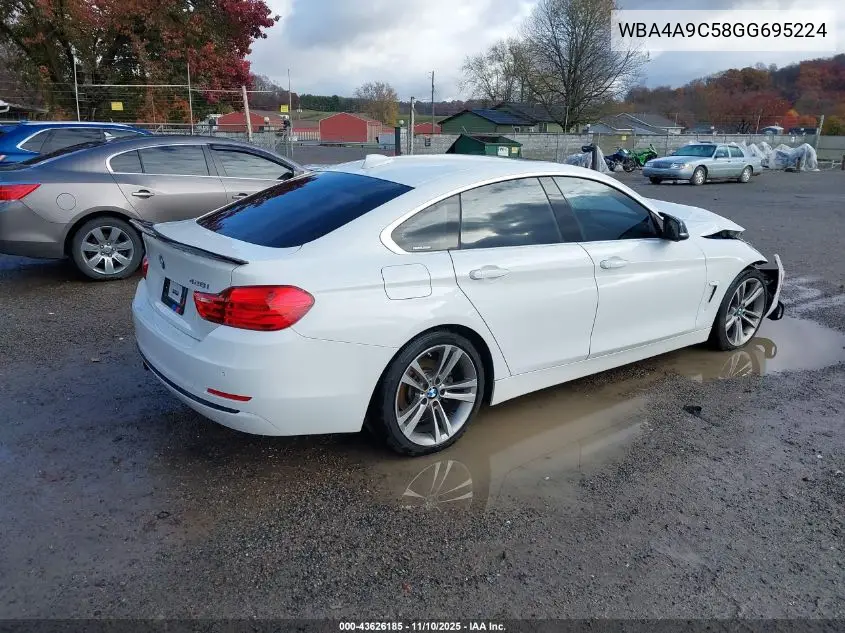 WBA4A9C58GG695224 2016 BMW 428I Gran Coupe