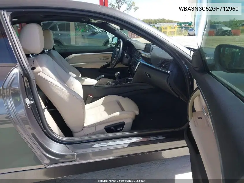 WBA3N3C52GF712960 2016 BMW 428I