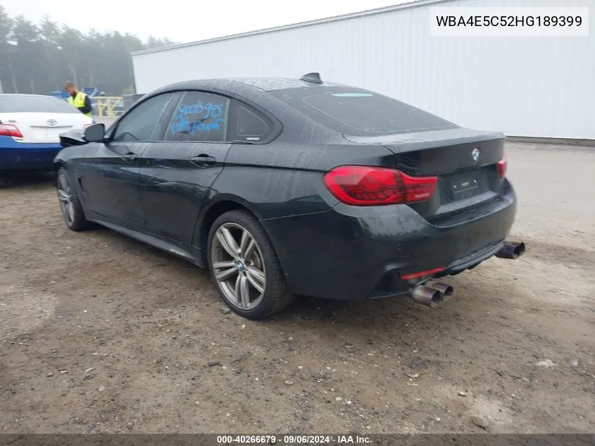 WBA4E5C52HG189399 2017 BMW 440I Gran Coupe Gran Coupe