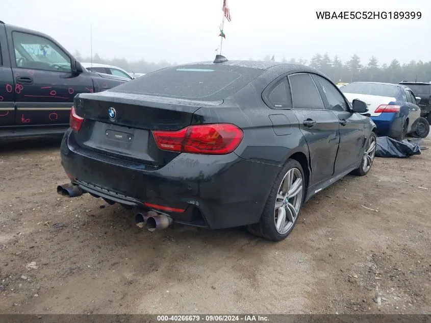 WBA4E5C52HG189399 2017 BMW 440I Gran Coupe Gran Coupe