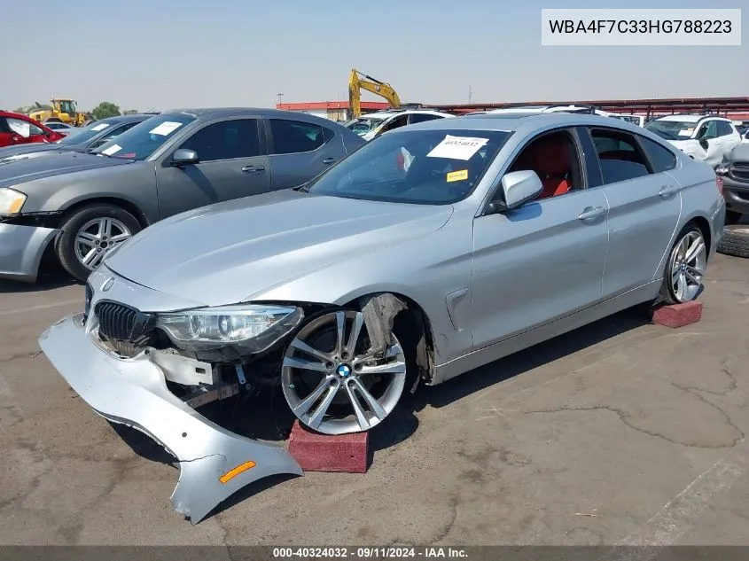 WBA4F7C33HG788223 2017 BMW 430I Gran Coupe