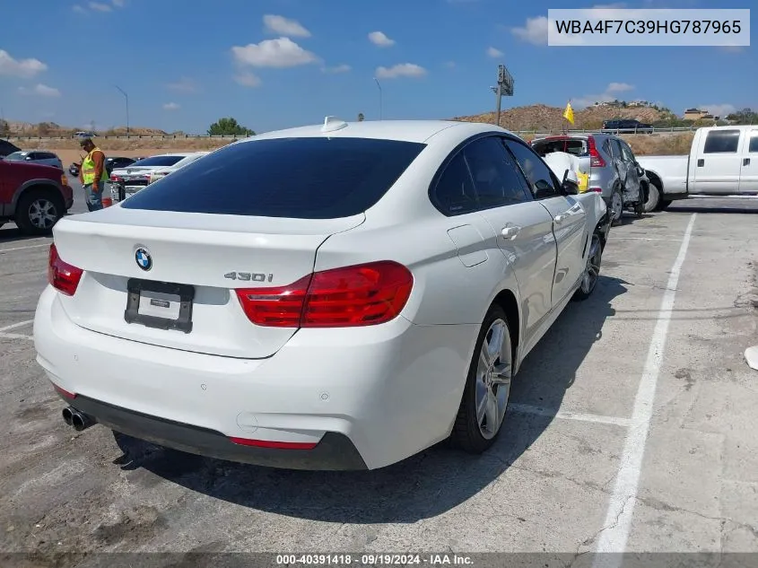 WBA4F7C39HG787965 2017 BMW 430I Gran Coupe