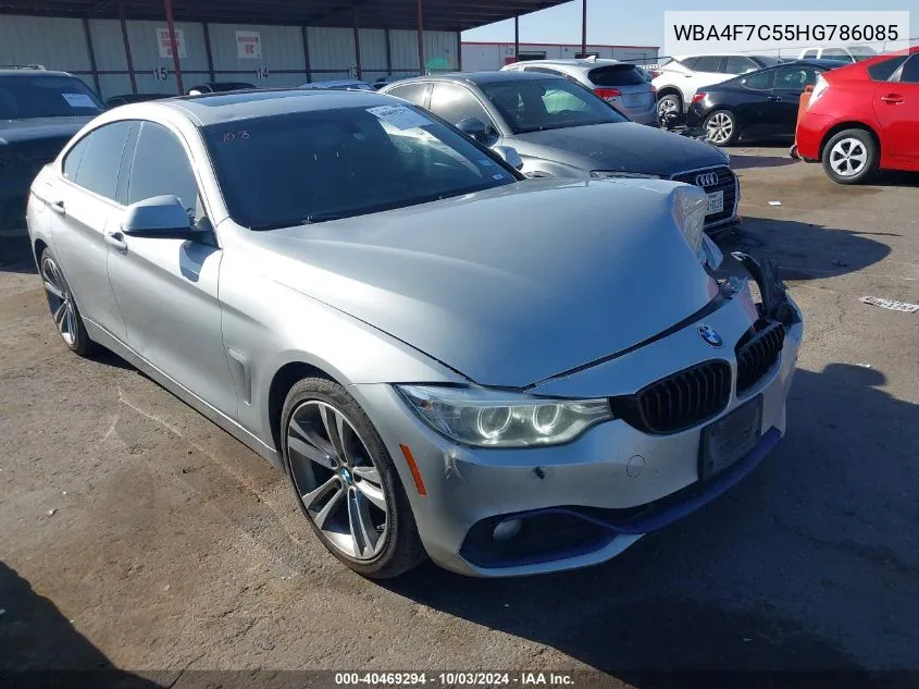 WBA4F7C55HG786085 2017 BMW 430I Gran Coupe