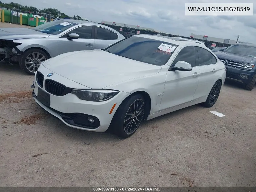 WBA4J1C55JBG78549 2018 BMW 430I Gran Coupe