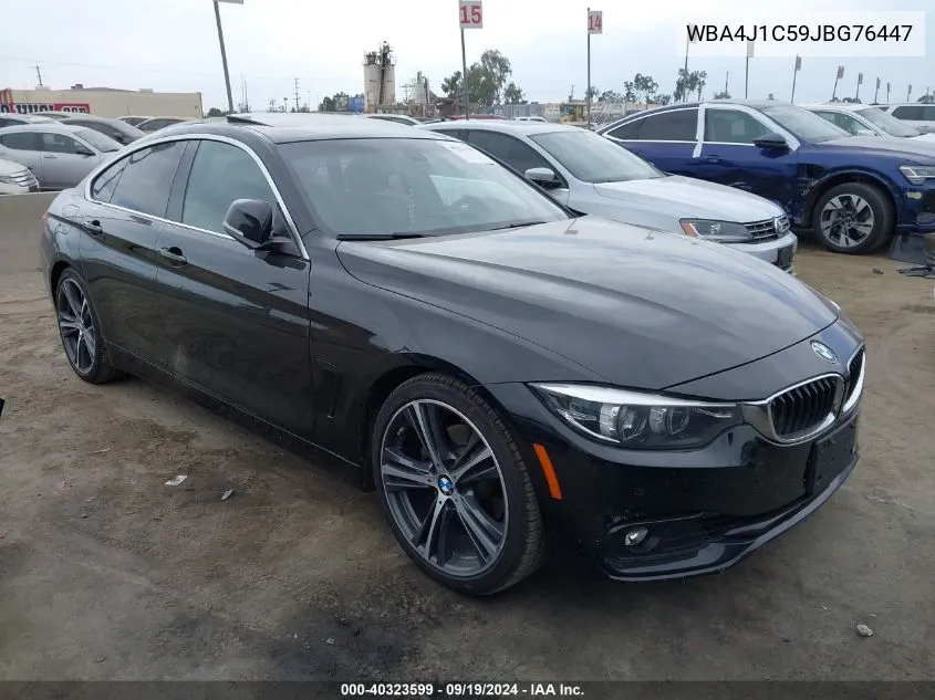 WBA4J1C59JBG76447 2018 BMW 430I Gran Coupe