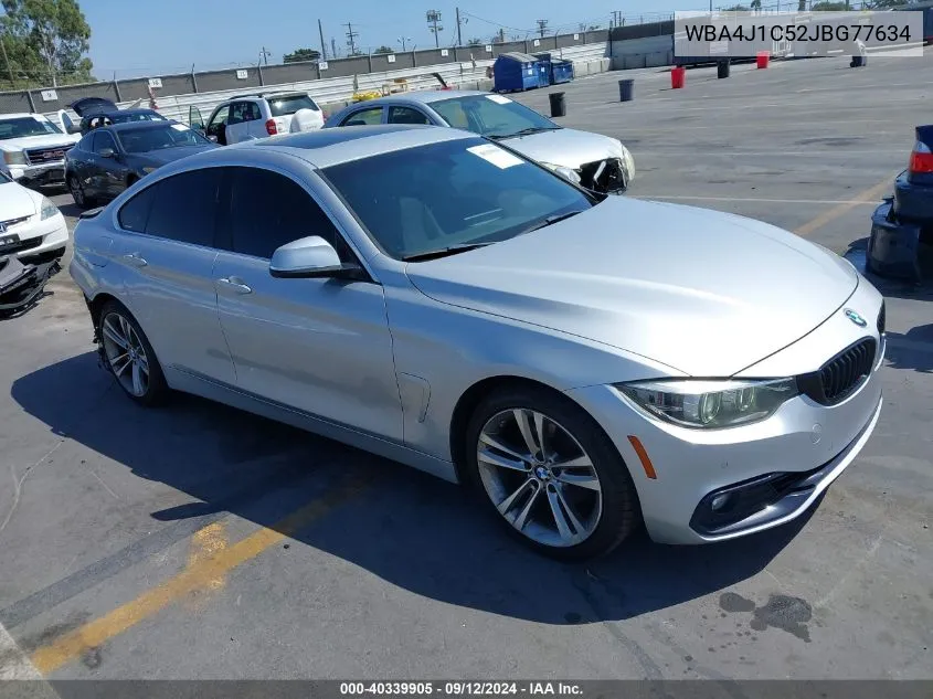 WBA4J1C52JBG77634 2018 BMW 430I Gran Coupe