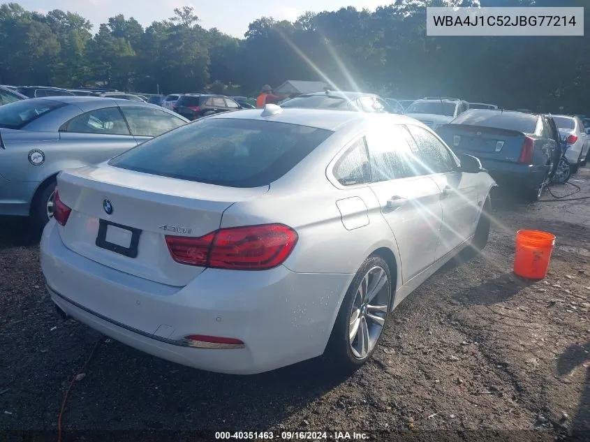 WBA4J1C52JBG77214 2018 BMW 430I Gran Coupe