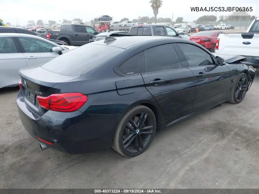 WBA4J5C53JBF06365 2018 BMW 440I Gran Coupe