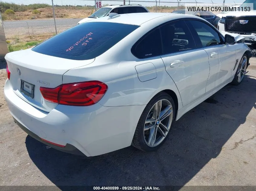 WBA4J1C59JBM11153 2018 BMW 430I Gran Coupe