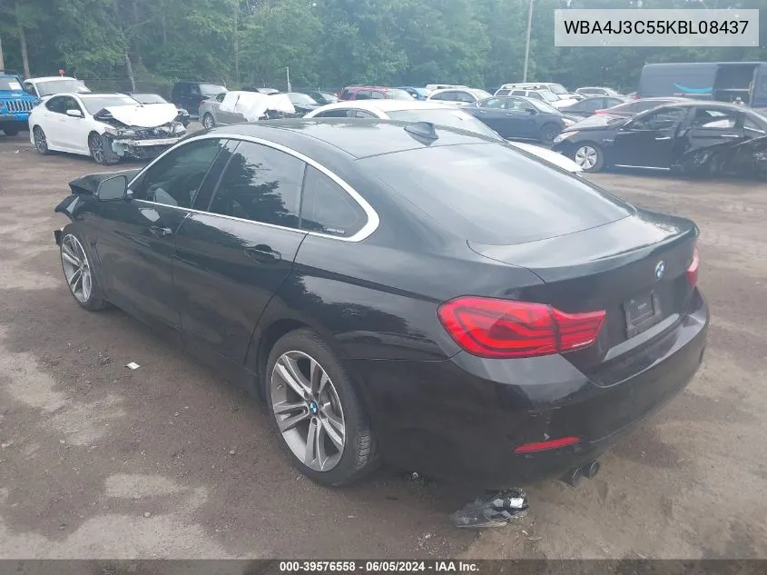 WBA4J3C55KBL08437 2019 BMW 430I Gran Coupe xDrive