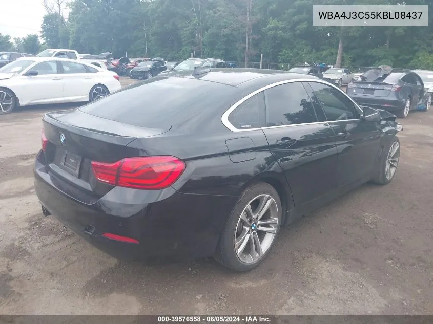 WBA4J3C55KBL08437 2019 BMW 430I Gran Coupe xDrive