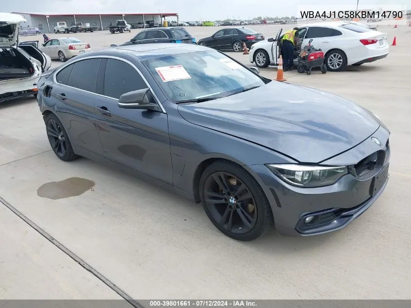 WBA4J1C58KBM14790 2019 BMW 430I Gran Coupe