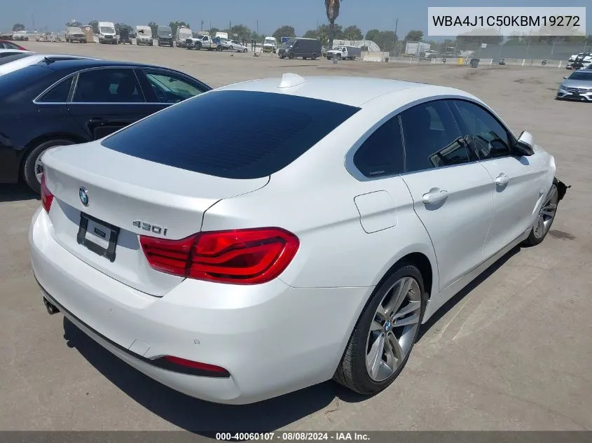 WBA4J1C50KBM19272 2019 BMW 430I Gran Coupe